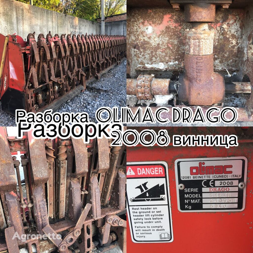 Olimac Drago Olimak RAZBORKA zapchasti drago corn header for parts