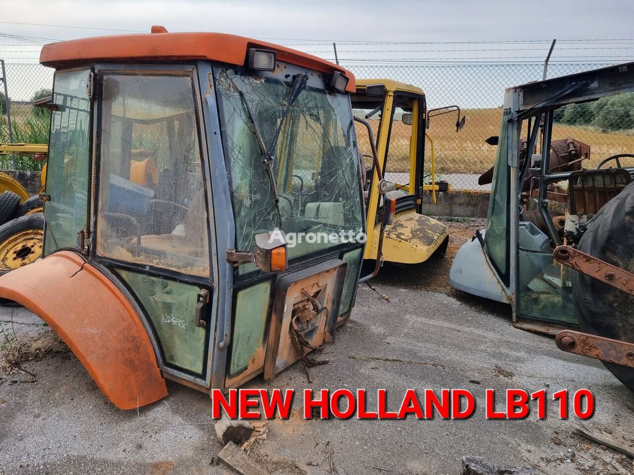 New Holland LB110 cabin for crawler tractor for parts