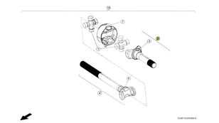 0014996640 differential for Claas Xerion 4000 wheel tractor