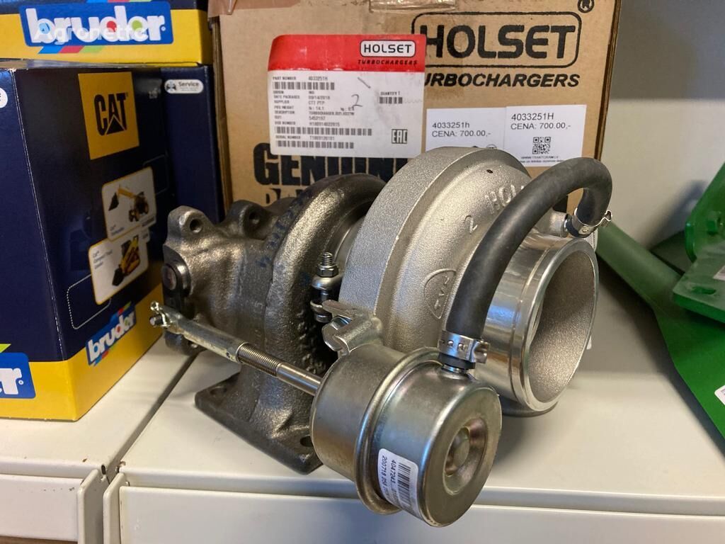 Case IH engine turbocharger for New Holland wheel tractor