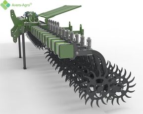 new Harrow rotary Green Star 5.7 m Euro with solid tools power harrow