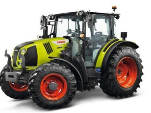 new Claas ARION 420 + FL 100 wheel tractor