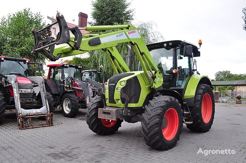 Claas ARION 530 CIS + CLAAS FL120 wheel tractor