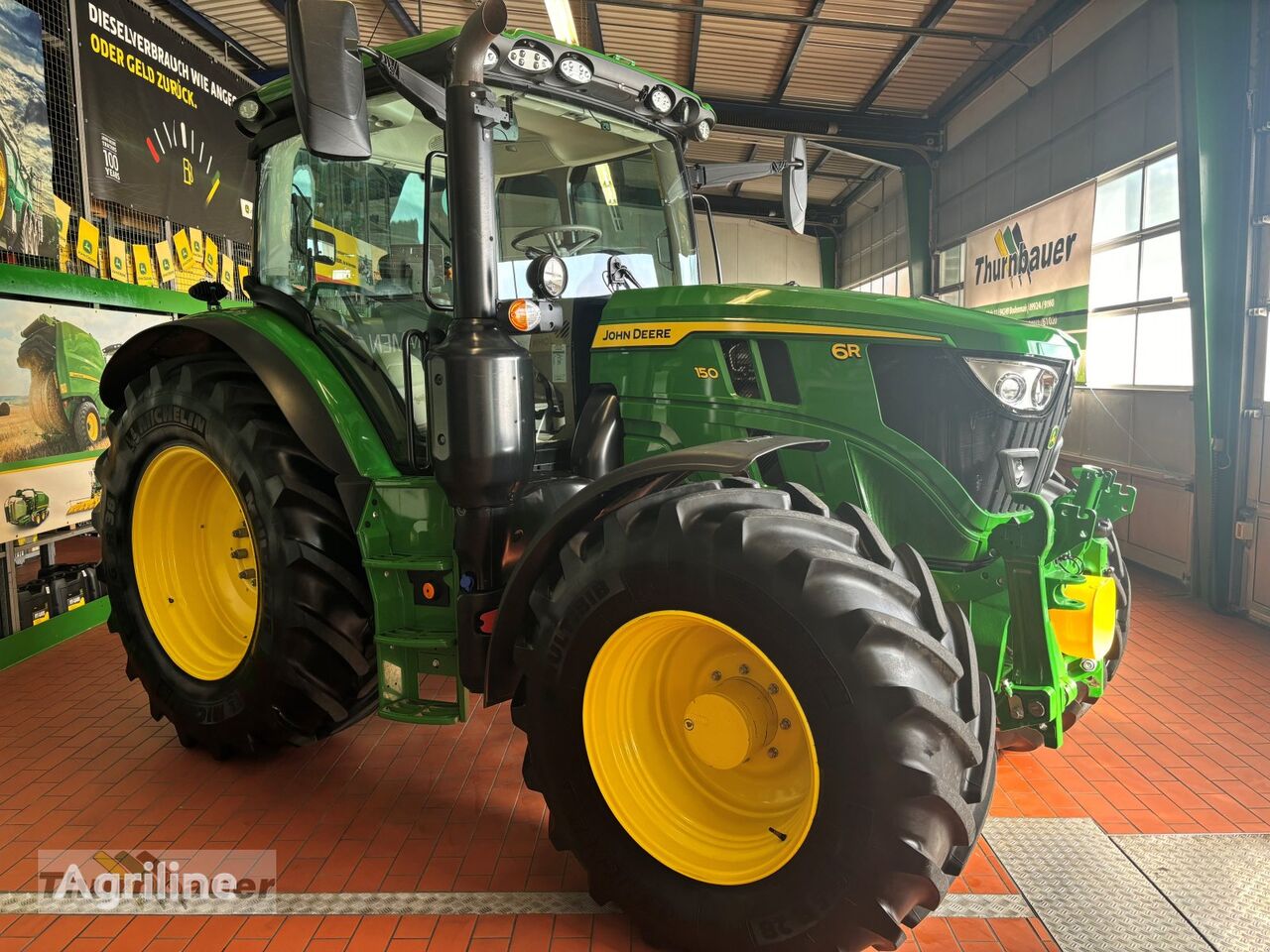 John Deere 6R 150 wheel tractor
